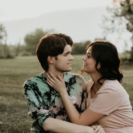 David Jeffery with his girlfriend, Faith Countryman